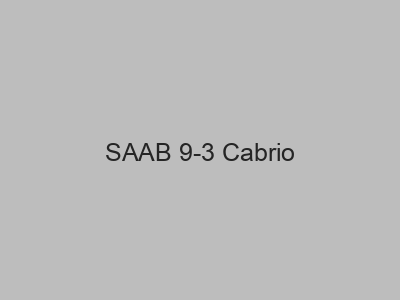 Enganches económicos para SAAB 9-3 Cabrio